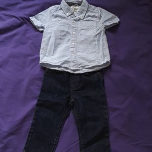 Short sleeve shirt and pants